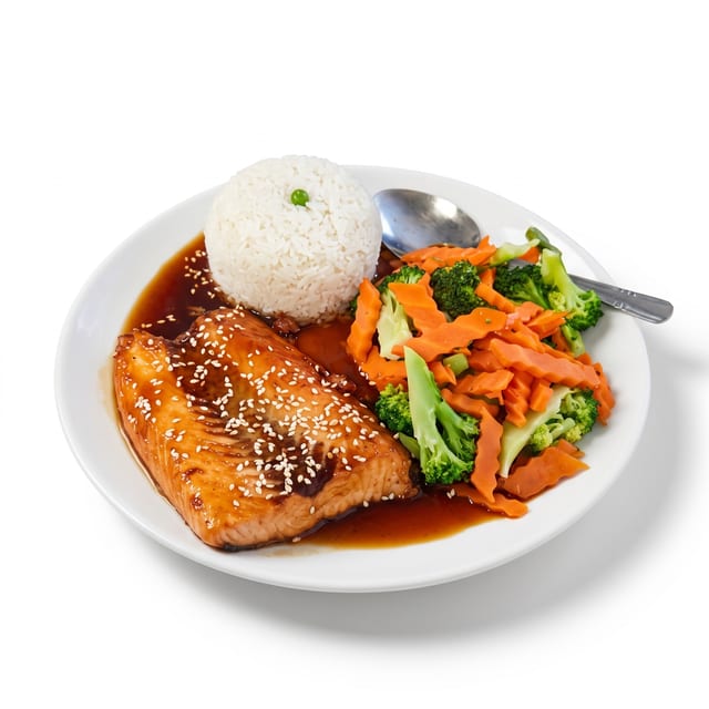 Salmon Teriyaki.