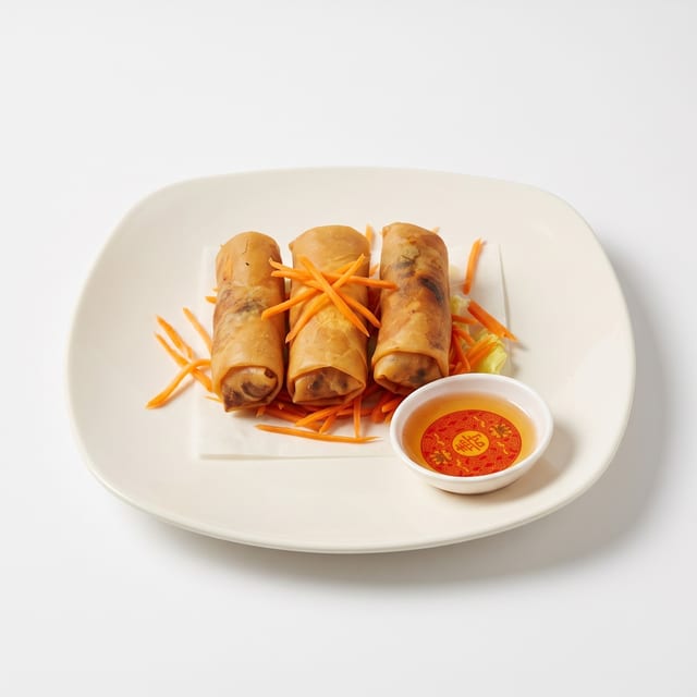 Fried Veggie Egg Rolls.