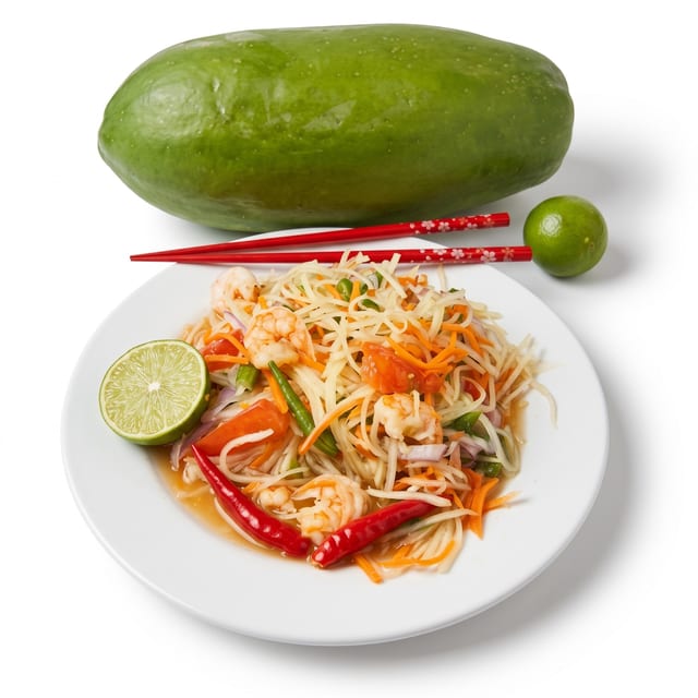 Green Papaya Salad.